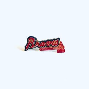 Vintage Braves Logo Pin, Braves, Baseball